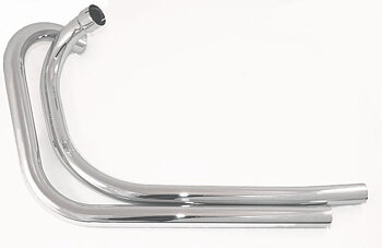 AVGASRÖR TRIUMPH 650 1963-68, (ÄVEN 1969-70)