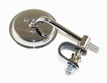 BACKSPEGEL 80MM. DIAMETER 10 CM. ARM, MED KLAMMER