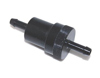 BENSINFILTER ALUMINIUM SVART