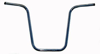 STYRE "APE HANGER" 1", 46 CM. KROMAT MED INPRESSNINGAR