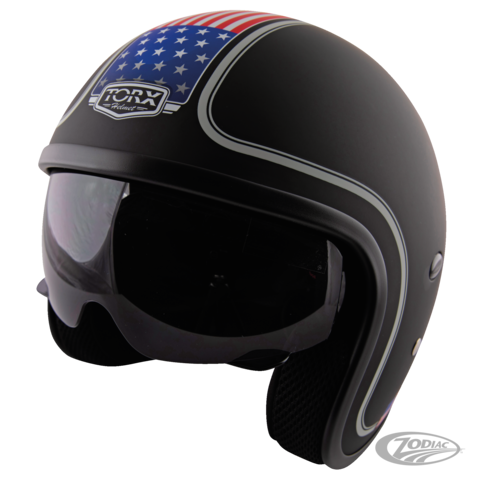 HJÄLM "TORX HARRY HELMETS" MED INBYGGT FLIP VISIR, EU GODKÄND, STORLEK LARGE
