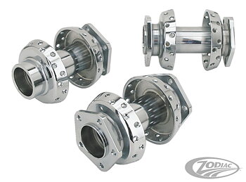 BAKNAV KROMAT STÅL HD SOFTAIL  / DYNA 2000-07, XL 2000-04 MED 3/4" AXEL