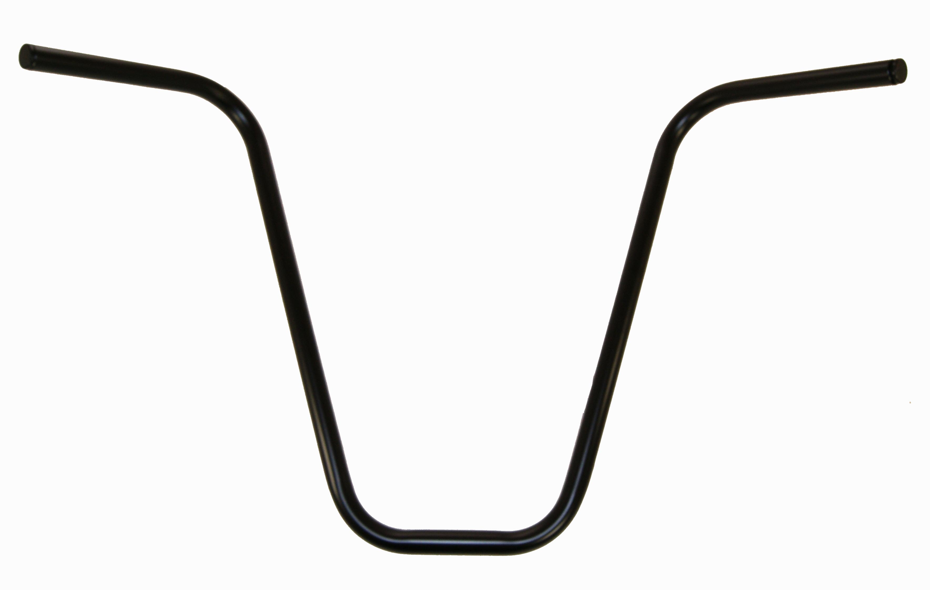 STYRE APE HANGER 1" 51 CM. SVART PULVERLACK UTAN INPRESSNINGAR - 2