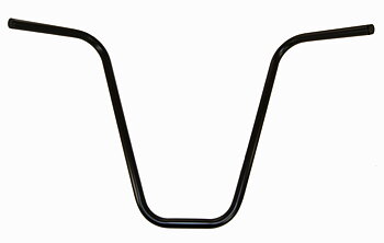 STYRE APE HANGER 1" 51 CM. SVART PULVERLACK UTAN INPRESSNINGAR
