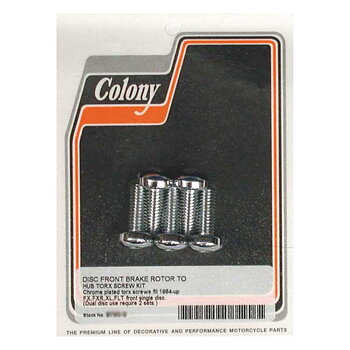 BULT SET BROMSSKIVA FRAM HD COLONY. PASSAR: 1984-15 FX; 1984-94 FXR; 1984-19 FLT/Touring, XL; 2006-17 Dyna