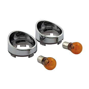 BLINKERS GLAS RÖKFÄRGADE HD
