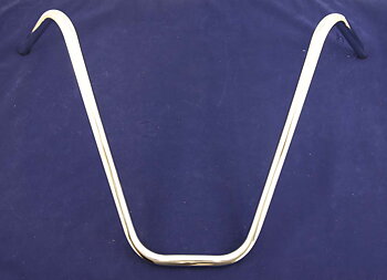 STYRE APE HANGER 1" 51 CM. KROMAT UTAN INPRESSNINGAR