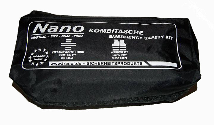 FÖRSTA HJÄLPEN KIT CCE, FÖR MOTORCYKEL
