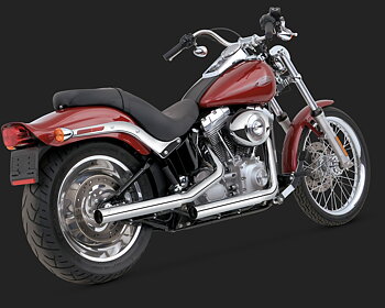 AVGASRÖR VANCE & HINES Straightshots HS Slip-Ons 2000-2006 SOFTAIL Black