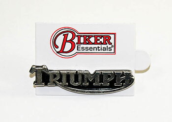 PIN TRIUMPH LOGGO METALL MÄRKE 52 X 13 MM.