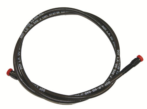 BROMSSLANG ROSTFRI / SVART 48 CM