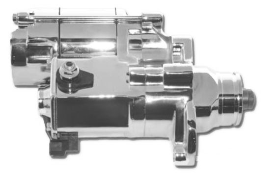 STARTMOTOR "TERRRY" HÖGEFFEKT  1, 5 KW. POLERAD OCH KROMAD