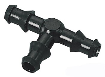 T-RÖR PLAST, K&N 1/4" ANSLUTNING