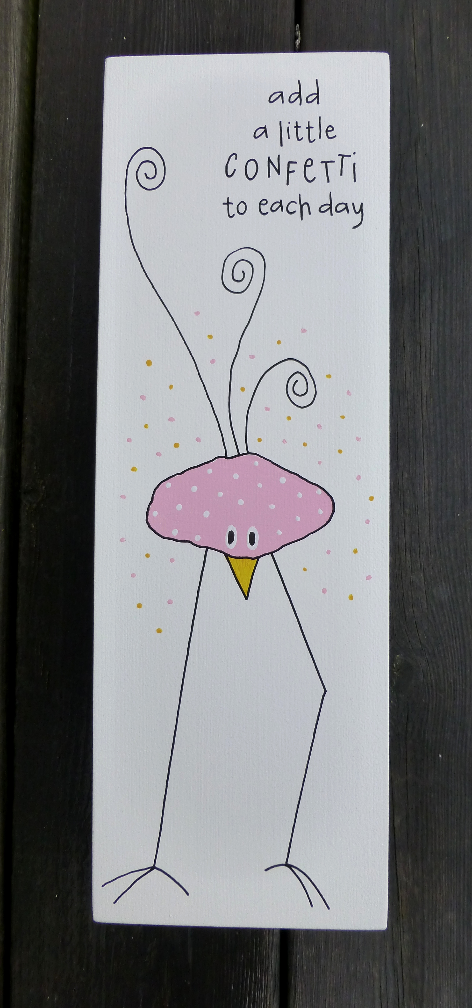 Add a little confetti to each day
