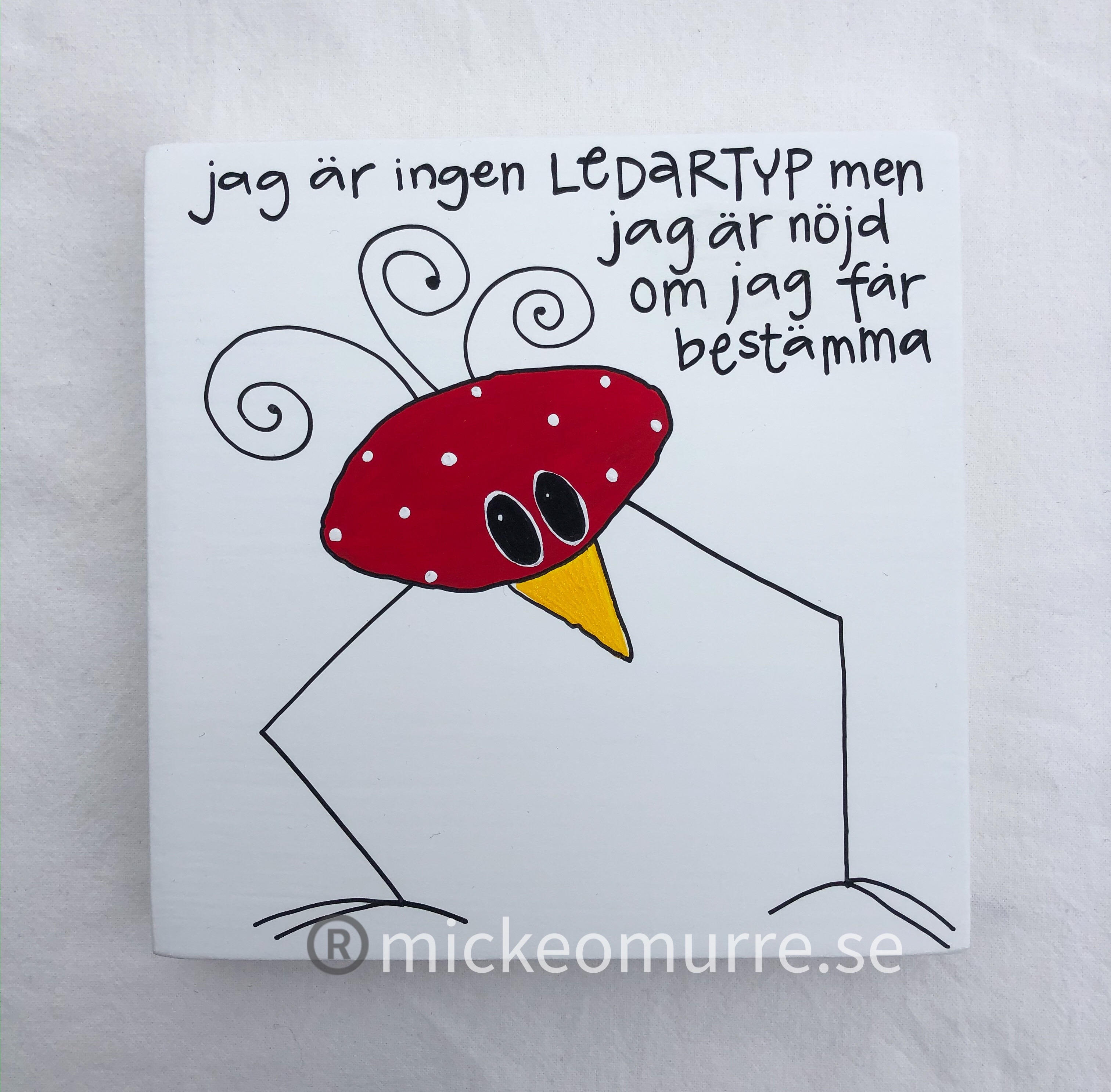 Jag är ingen ledartyp men jag är nöjd om jag får bestämma
