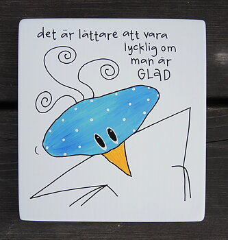 Det är lättare att vara lycklig om man är glad