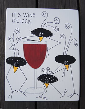 It's wine o'clock