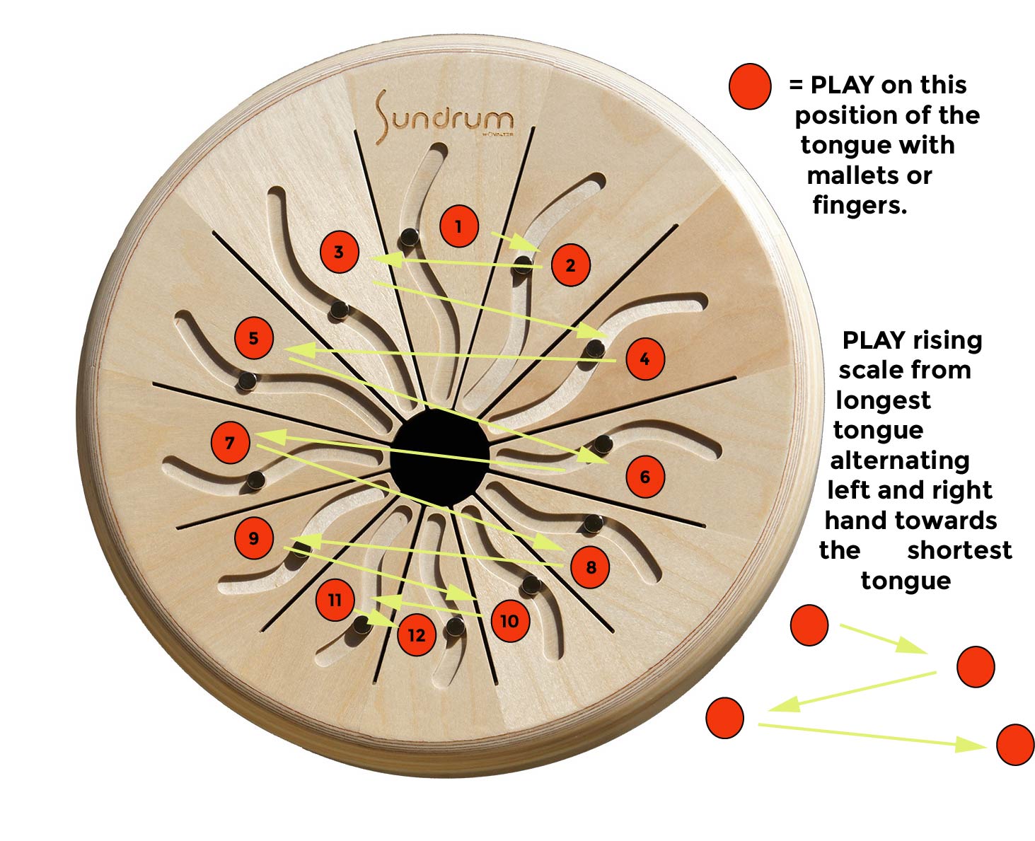 SUNDRUM™ - TUNABLE WOODEN TONGUE DRUM