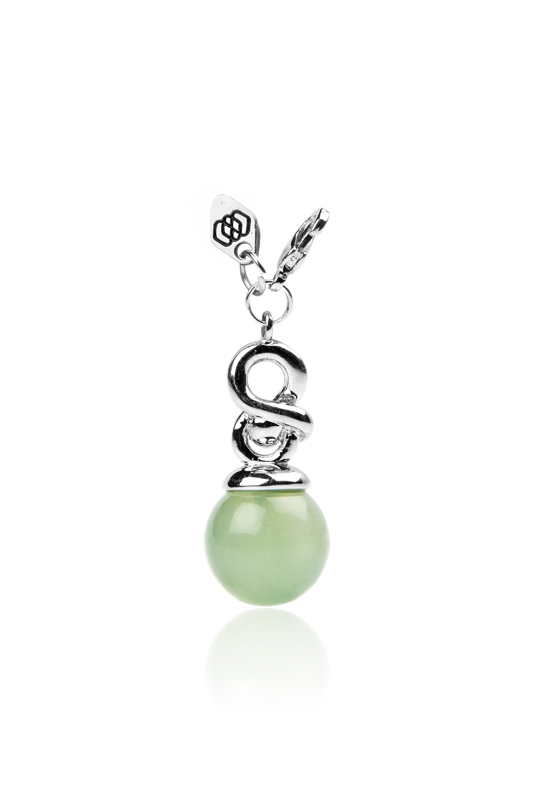 Jade Knot Pendant L 