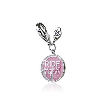 RideAgainstCancer Pendant for Bridle or Necklace