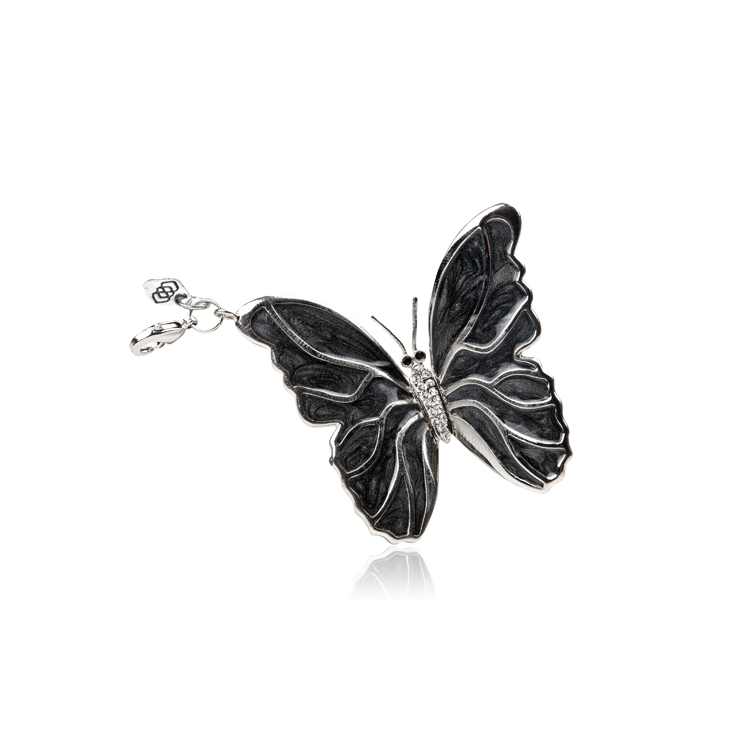 Butterfly Dark Grey Large