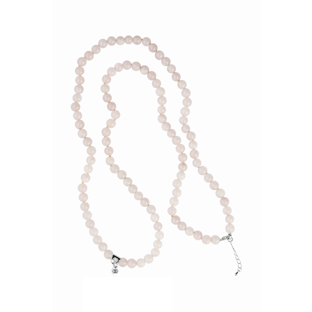 Mala Necklace Rosekvarts