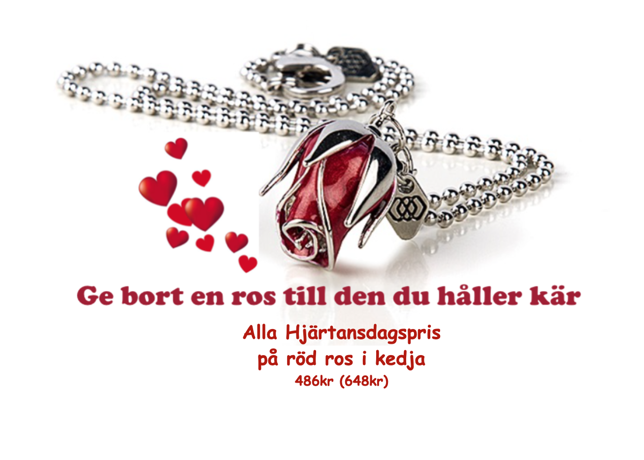 Alla Hjärtans Roshalsband
