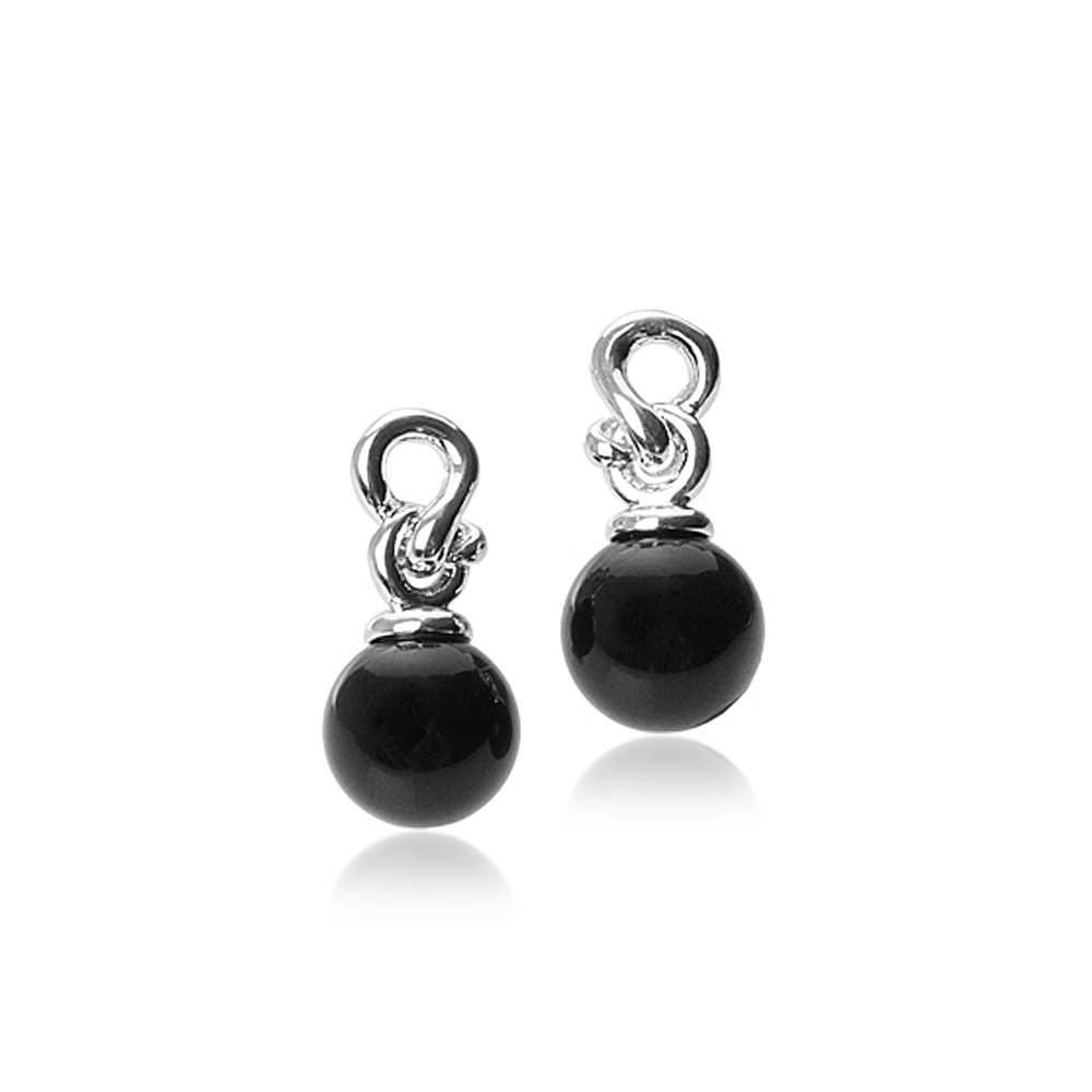 Onyx Knot Earpieces