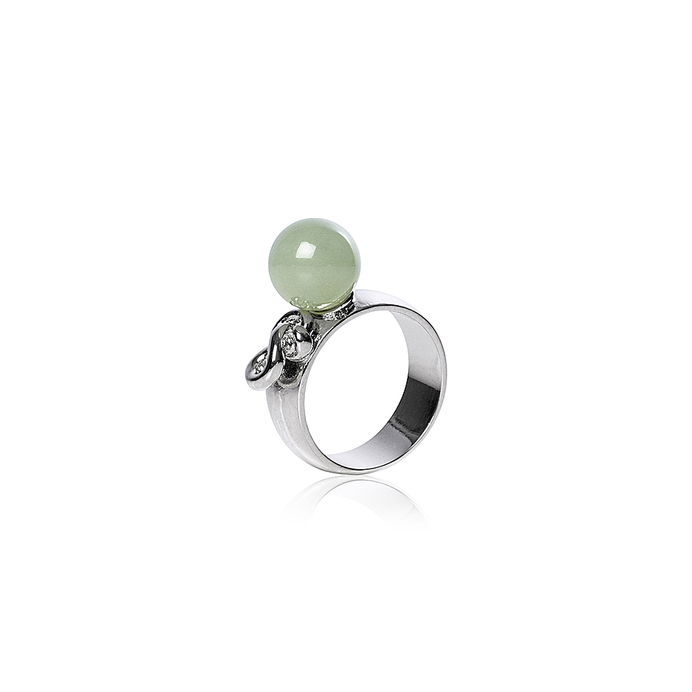 Jade Knot Ring - helgrabatt