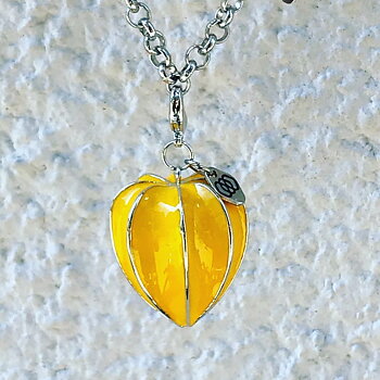 Japanese Lantern  Yellow Large