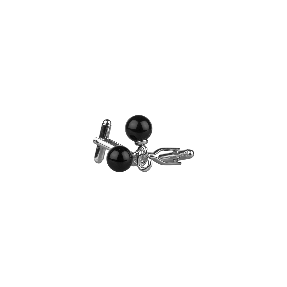 Onyx Knot Cufflinks