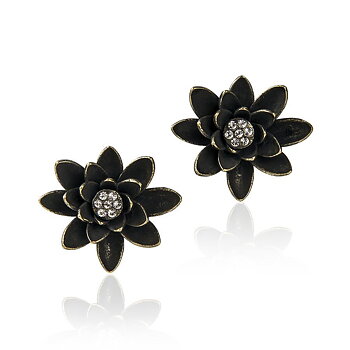 Water Lily/Lotus  Vintage Earpieces