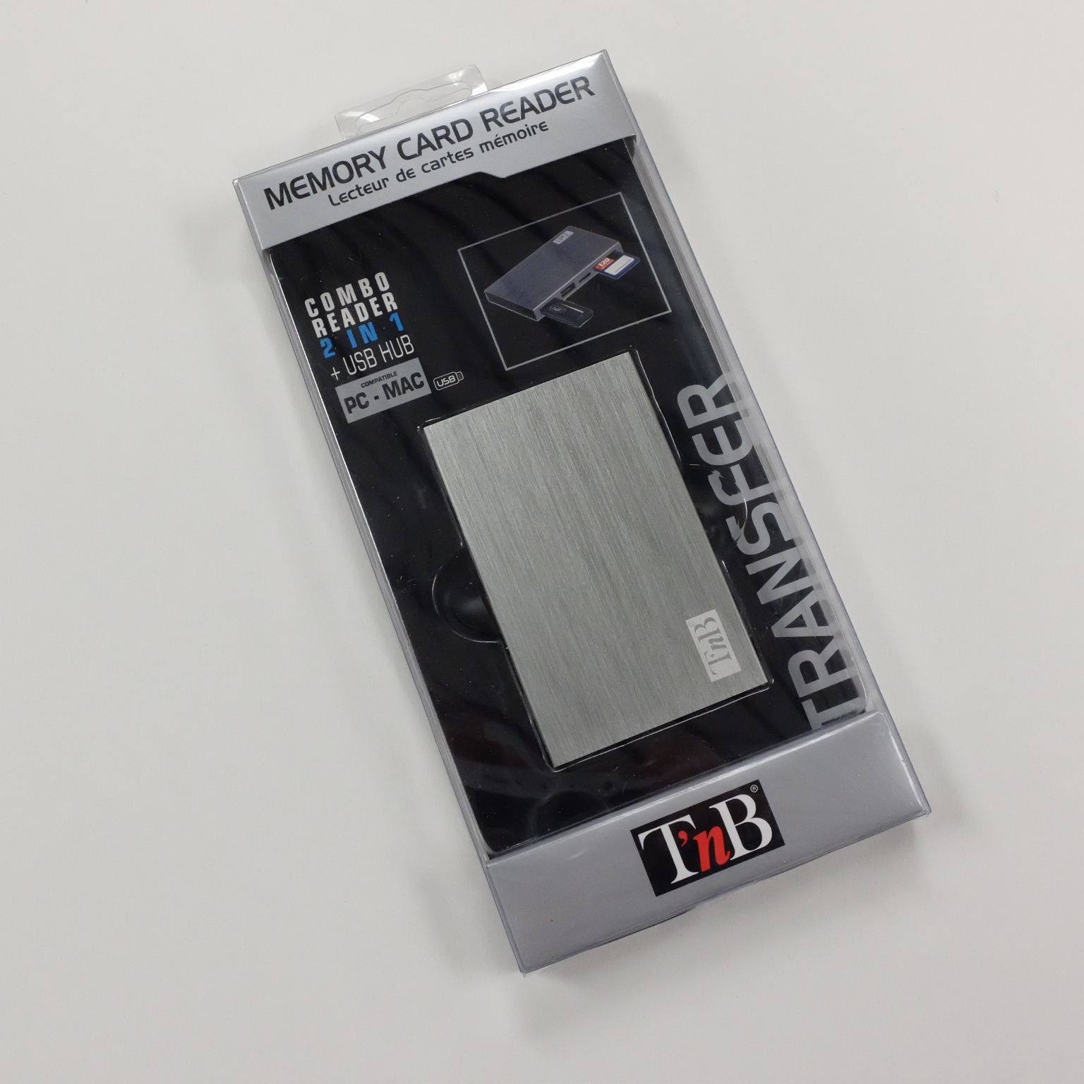 Kort läsare Tnb USB 2.0 med USB hubb