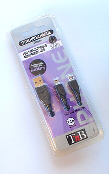 TnB Laddsladd till smartphones min micro USB