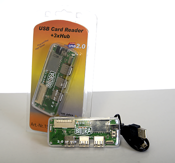 BILORA USB Card Reader + 3xHub