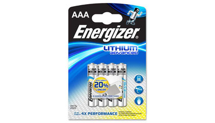 Energizer Advanced Lithium 4-pack AA