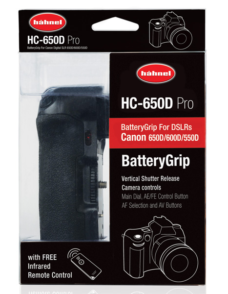 Hähnel Batterigrepp Canon 550/600/650