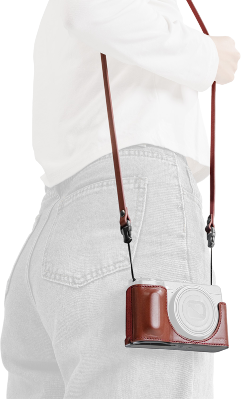 SmallRig 5687 Quick Release Shoulder Strap for Ricoh GR Series (Red) - 2