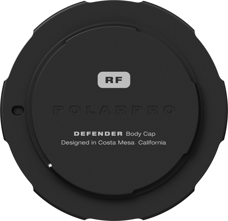 PolarPro Body Cap Canon RF Mount Slate - 2