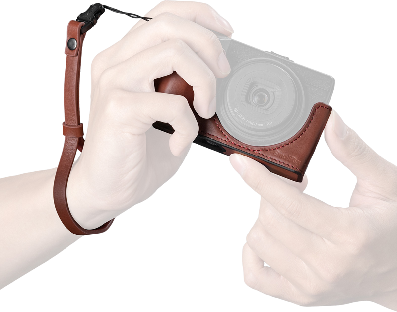 SmallRig 5684 Quick Release Wrist Strap for Ricoh GR Series (Red) - 2