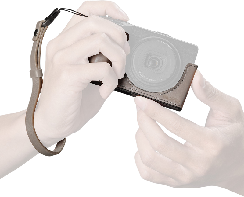 SmallRig 5682 Quick Release Wrist Strap for Ricoh GR Series (Grey) - 2