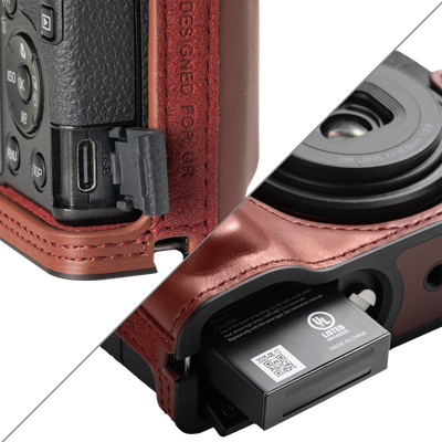 SmallRig 5678 Leather Case Kit for RICOH GR IV / GR III / GR IIIx / GR III HDF / GR IIIx HDF (Red) - 3