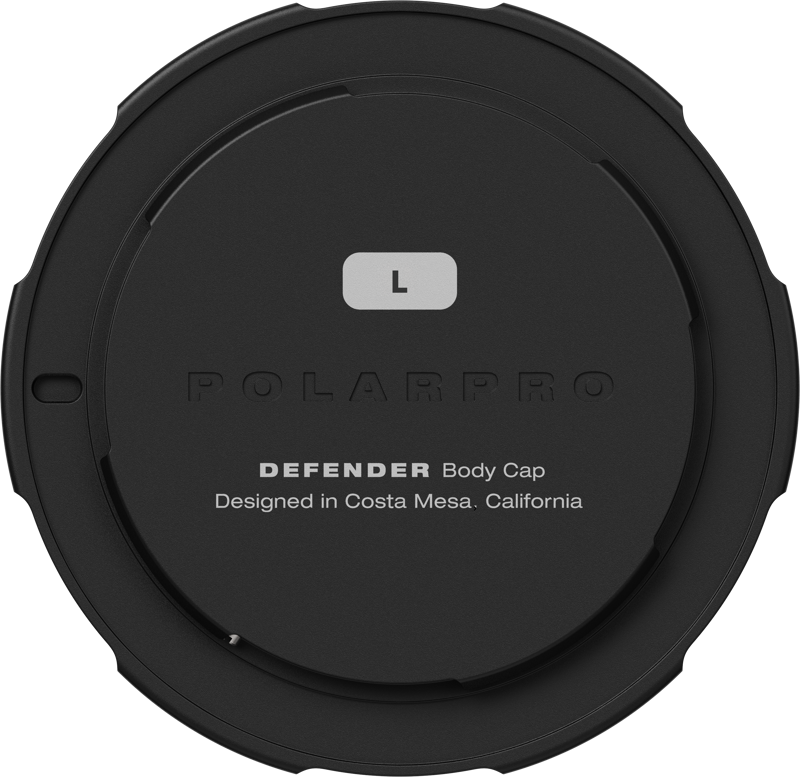 PolarPro Body Cap L Mount Black - 2