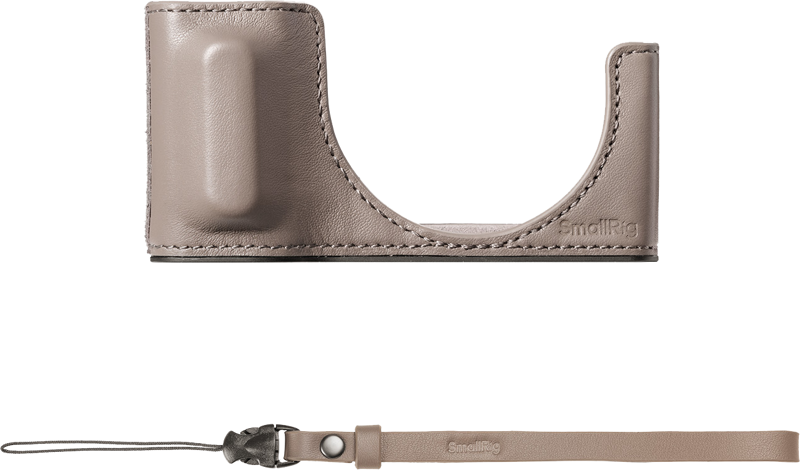 SmallRig 5677 Leather Case Kit for RICOH GR IV / GR III / GR IIIx / GR III HDF / GR IIIx HDF (Grey) - 6