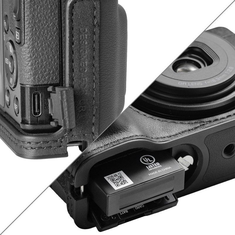 SmallRig 5676 Leather Case Kit for RICOH GR IV / GR III / GR IIIx / GR III HDF / GR IIIx HDF (Black) - 3