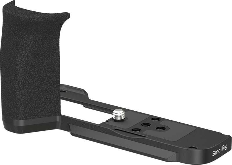 SmallRig 5808 L-Shaped Mount Plate with Handle for Canon PowerShot V1 (Black) - 2