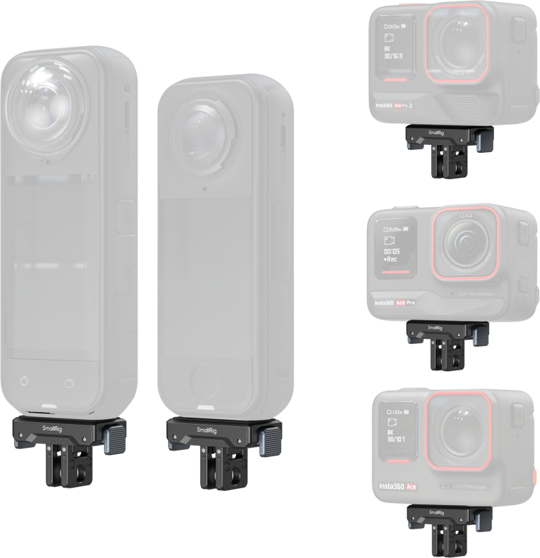 SmallRig 5814 Quick Release Mount Adapter for Insta360 X5 / X4 Air / Ace Pro 2 / Ace Pro / Ace - 4
