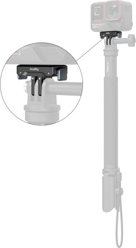 SmallRig 5814 Quick Release Mount Adapter for Insta360 X5 / X4 Air / Ace Pro 2 / Ace Pro / Ace - 5