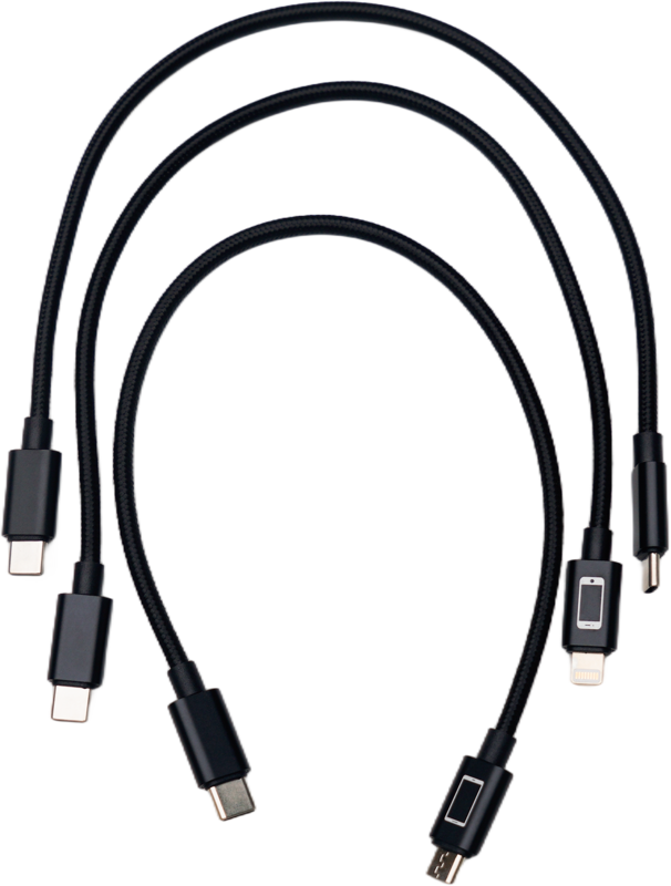Chasing RC3 Cable kit (Type-C-Micro, Type-C-Type-C, Type-C-lightning.)