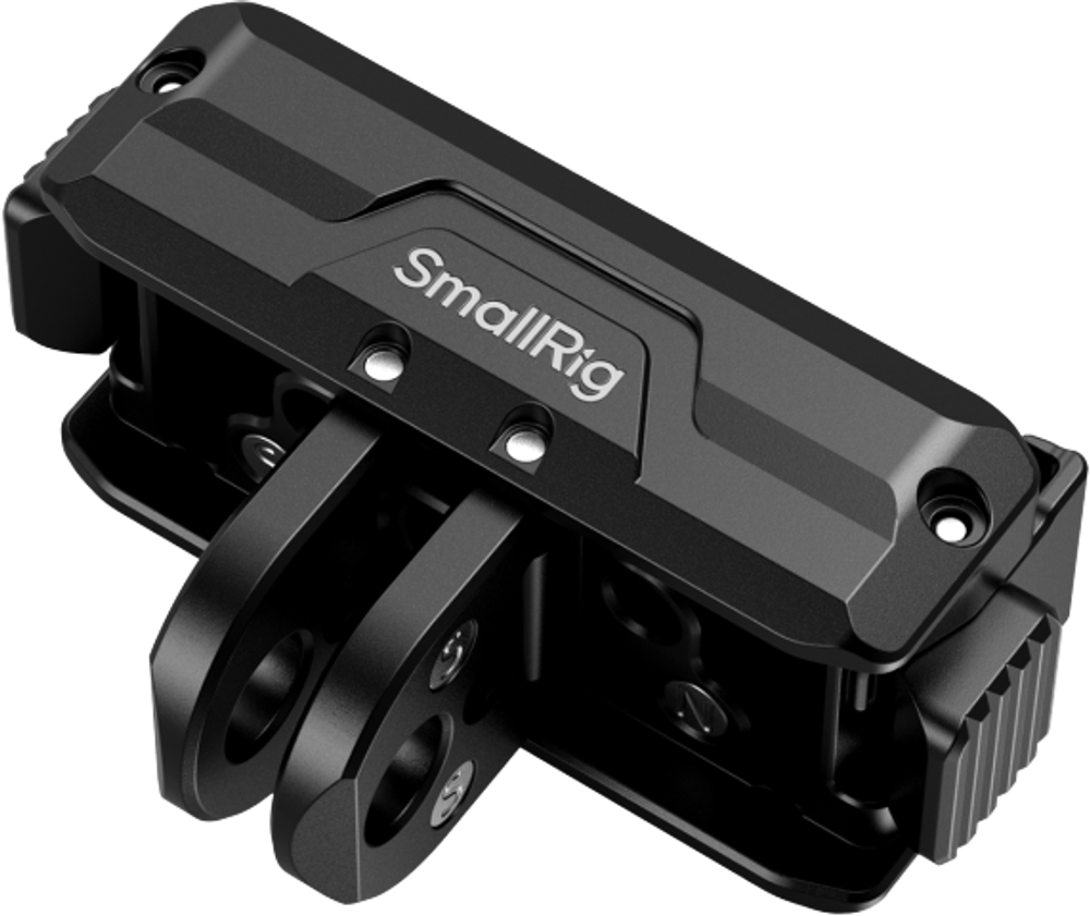SmallRig 5890 Bidirectional QR Folding Adapter Mount with 2-Prong Mount and 1/4"-20 Threaded hole - 3